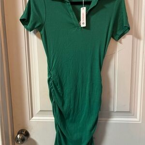 Sundry Green Midi Dress